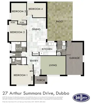 Floorplan of Homely house listing, 27 Arthur Summons Street, Dubbo NSW 2830