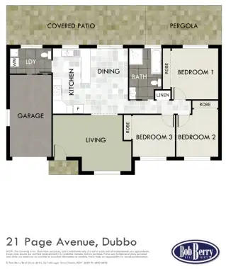 Floorplan of Homely house listing, 21 Page Avenue, Dubbo NSW 2830