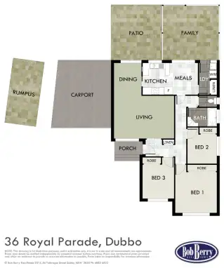 Floorplan of Homely house listing, 36 Royal Parade, Dubbo NSW 2830