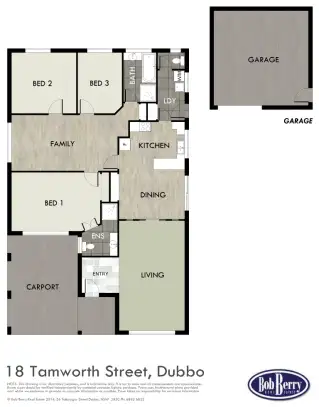 Floorplan of Homely house listing, 18 Tamworth Street, Dubbo NSW 2830