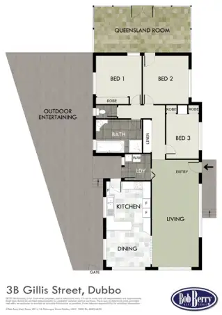 Floorplan of Homely house listing, 3B Gillis Street, Dubbo NSW 2830