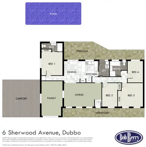 Floorplan of Homely house listing, 6 Sherwood Avenue, Dubbo NSW 2830