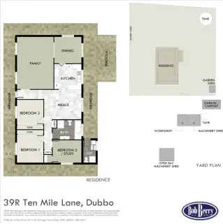 Floorplan of Homely rural property listing, 39R Ten Mile Lane, Dubbo NSW 2830