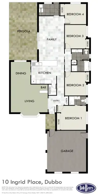 Floorplan of Homely house listing, 10 Ingrid Place, Dubbo NSW 2830