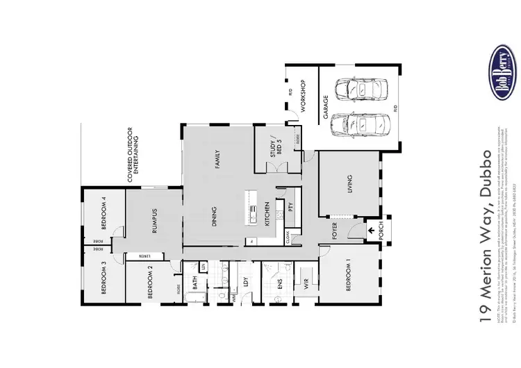 Floorplan of Homely house listing, 19 Merion Way, Dubbo NSW 2830