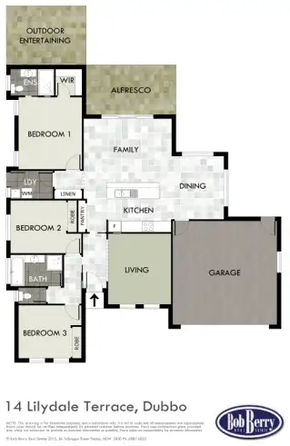 Floorplan of Homely house listing, 14 Lilydale Terrace, Dubbo NSW 2830