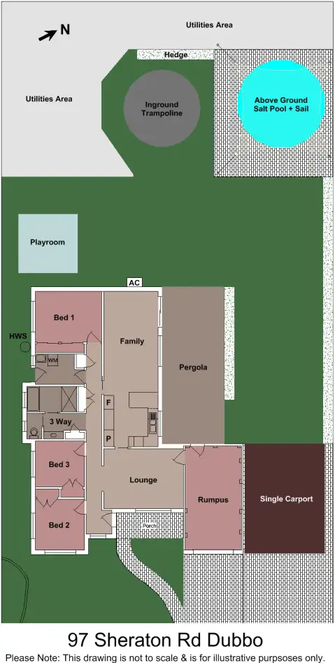 Floorplan of Homely house listing, 97 Sheraton Road, Dubbo NSW 2830
