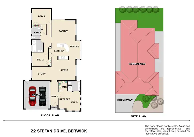 Floorplan of Homely house listing, 22 Stefan Drive, Berwick VIC 3806
