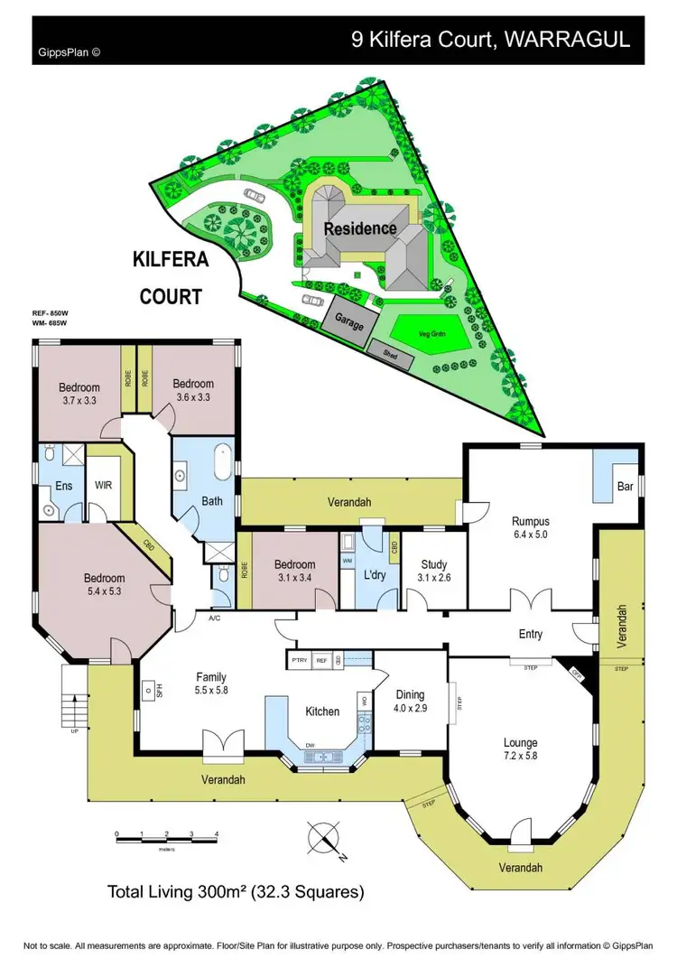 Floorplan of Homely house listing, 9 Kilfera Court, Warragul VIC 3820