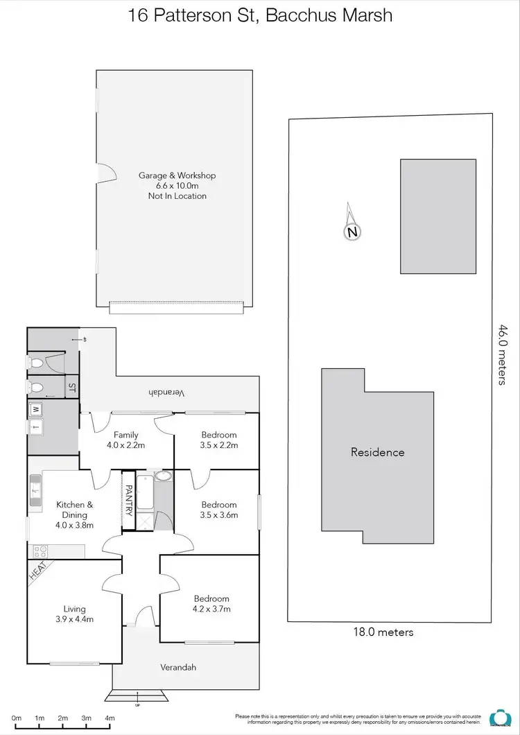 Floorplan of Homely house listing, 16 Patterson Street, Bacchus Marsh VIC 3340