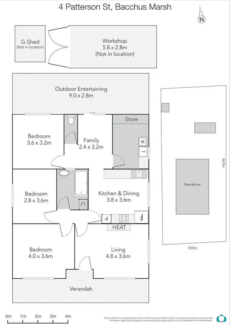 Floorplan of Homely house listing, 4 Patterson Street, Bacchus Marsh VIC 3340