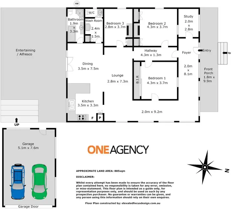 Floorplan of Homely house listing, 1 Meager Avenue, Padstow NSW 2211
