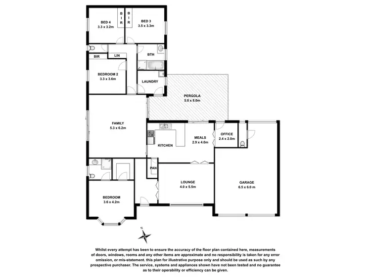 Floorplan of Homely house listing, 6 Raleigh Terrace, Mount Gambier SA 5290
