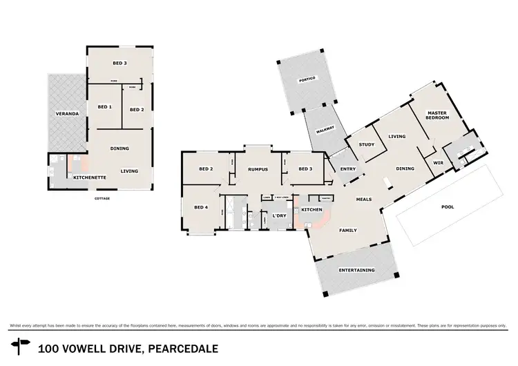 Floorplan of Homely house listing, 100 Vowell Drive, Pearcedale VIC 3912