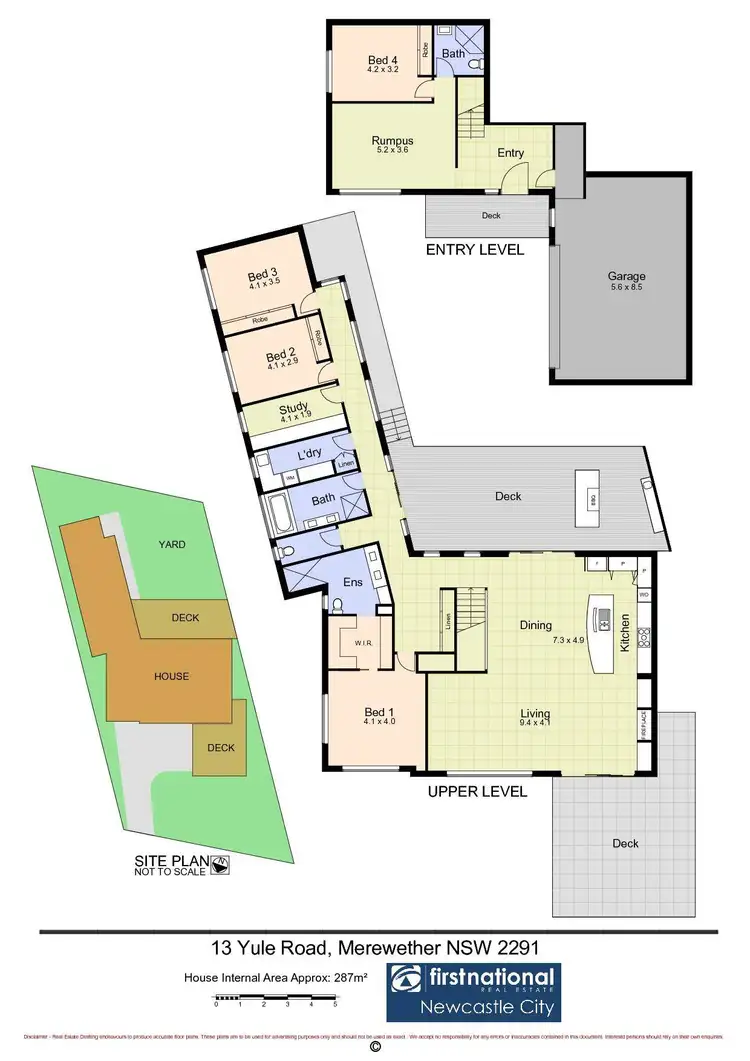 Floorplan of Homely house listing, 13 Yule Road, Merewether NSW 2291