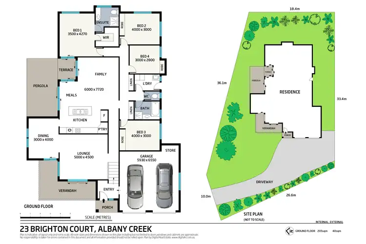 Floorplan of Homely house listing, 23 Brighton Court, Albany Creek QLD 4035