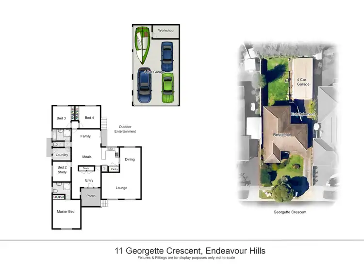 Floorplan of Homely house listing, 11 Georgette Crescent, Endeavour Hills VIC 3802