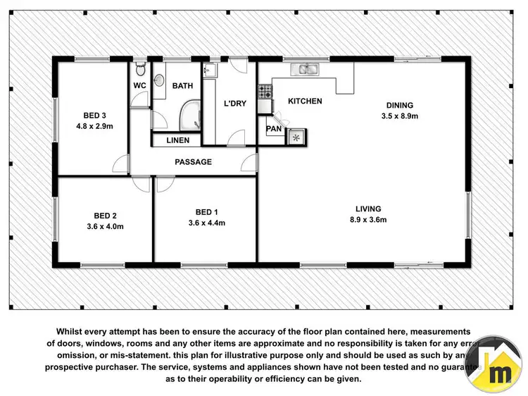 Floorplan of Homely rural property listing, 1251 Canunda Frontage Road, Millicent SA 5280