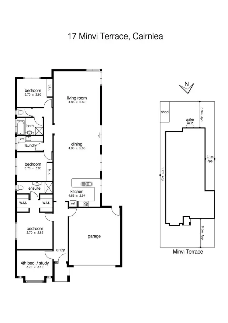Floorplan of Homely house listing, 17 Minvi Terrace, Cairnlea VIC 3023