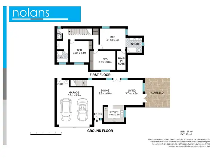 Floorplan of Homely townhouse listing, 5/22 Brunswick Avenue, Coffs Harbour NSW 2450