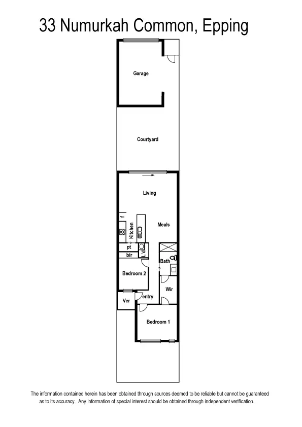 Floorplan of Homely house listing, 33 Numurkah Common, Epping VIC 3076