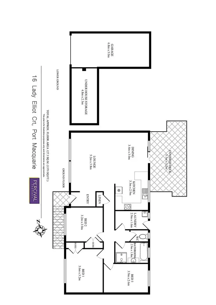 Floorplan of Homely house listing, 16 Lady Elliot Court, Port Macquarie NSW 2444