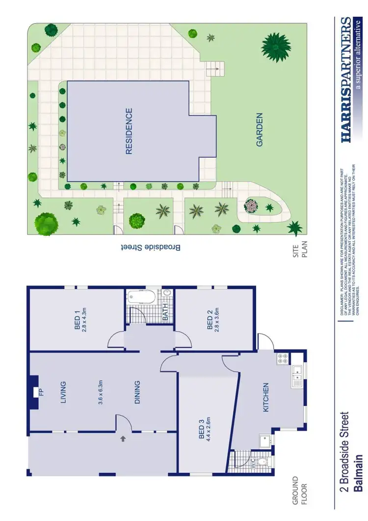 Floorplan of Homely house listing, 2 Broadside Street, Balmain East NSW 2041