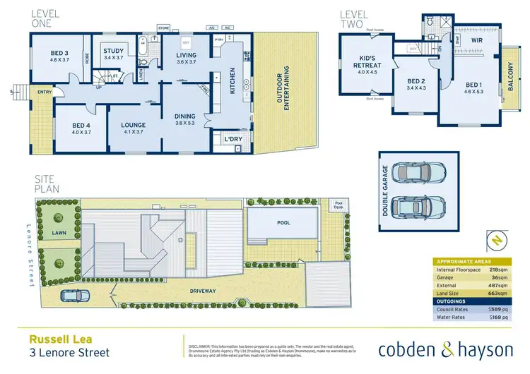 Floorplan of Homely house listing, 3 Lenore Street, Russell Lea NSW 2046