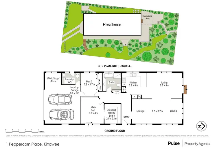 Floorplan of Homely house listing, 1 Peppercorn Place, Kirrawee NSW 2232