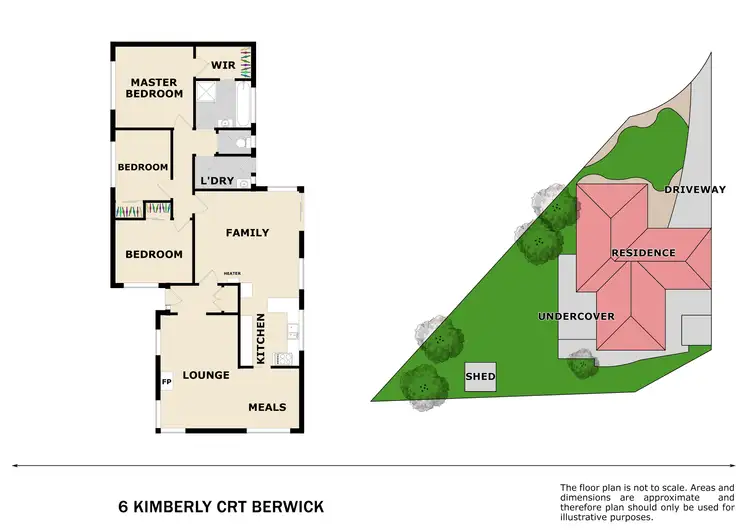 Floorplan of Homely house listing, 6 Kimberly Court, Berwick VIC 3806