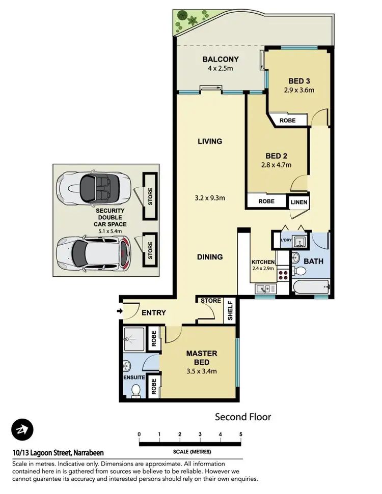 Floorplan of Homely apartment listing, 10/13 Lagoon Street, Narrabeen NSW 2101
