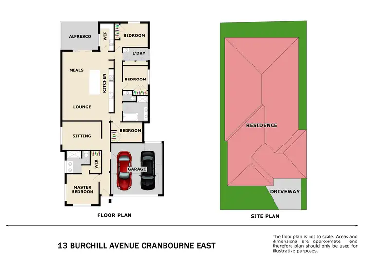 Floorplan of Homely house listing, 13 Burchill Avenue, Cranbourne East VIC 3977