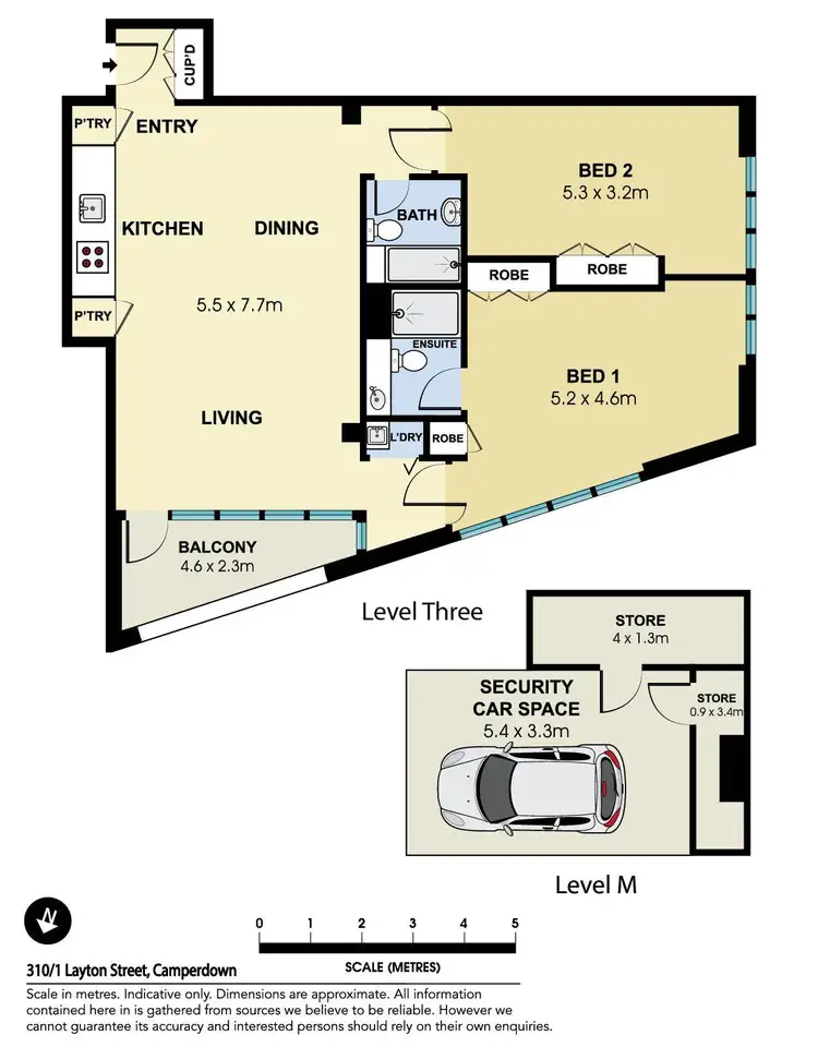 Floorplan of Homely apartment listing, 310/1 Layton Street, Camperdown NSW 2050