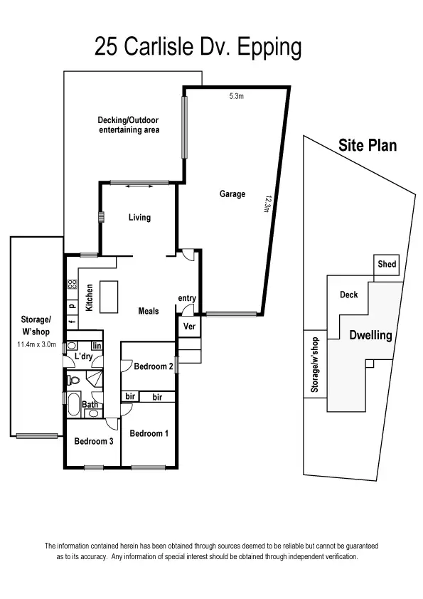 Floorplan of Homely house listing, 25 Carlisle Drive, Epping VIC 3076