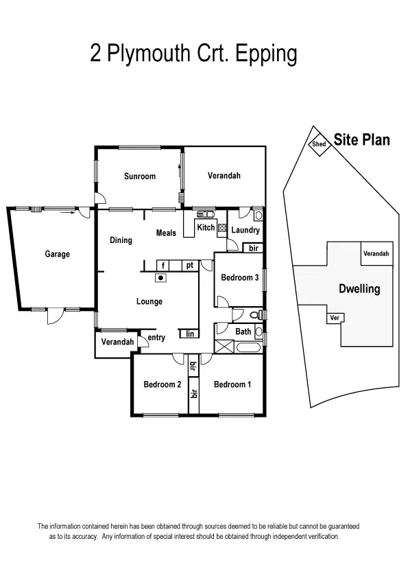 Floorplan of Homely house listing, 2 Plymouth Court, Epping VIC 3076