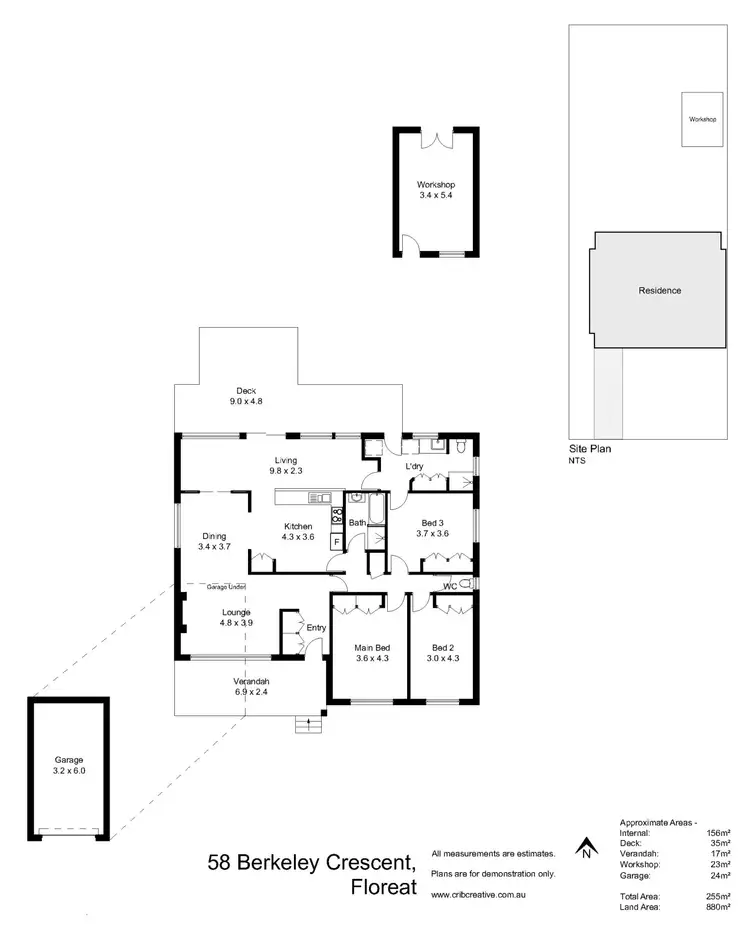 Floorplan of Homely house listing, 58 Berkeley Crescent, Floreat WA 6014