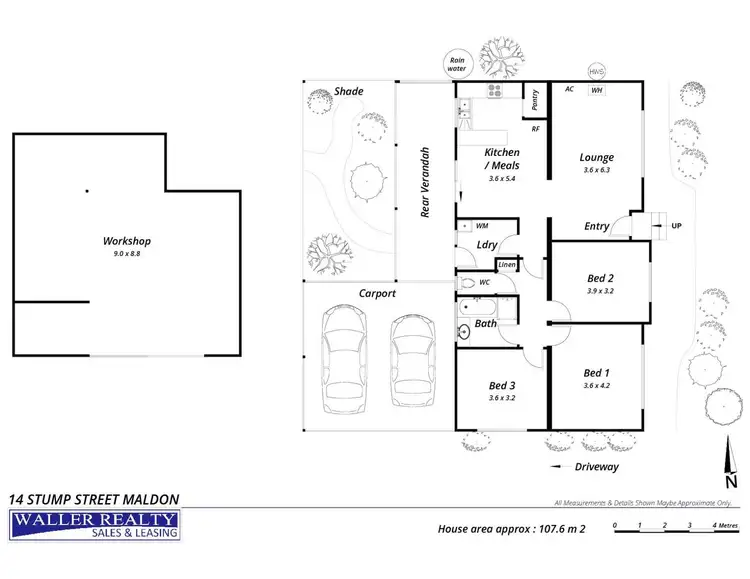 Floorplan of Homely house listing, 14 Stump Street, Maldon VIC 3463