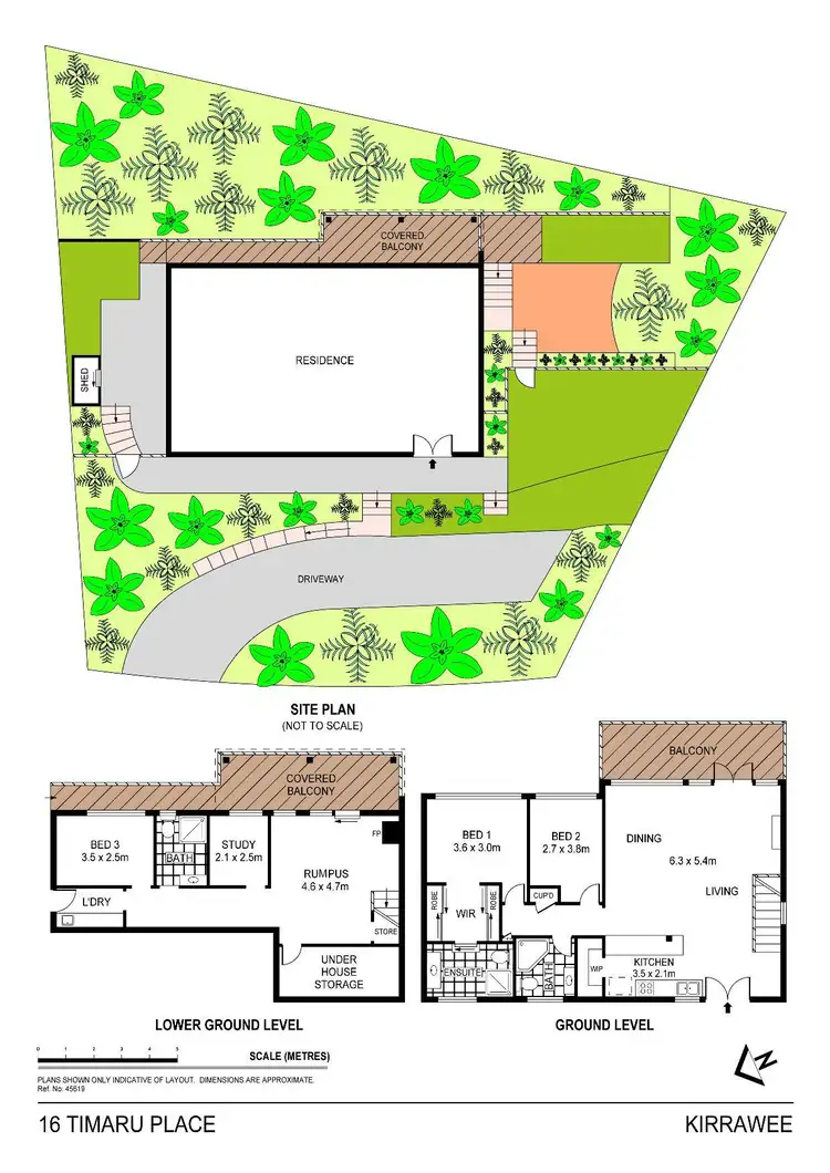 Floorplan of Homely house listing, 16 Timaru Place, Kirrawee NSW 2232