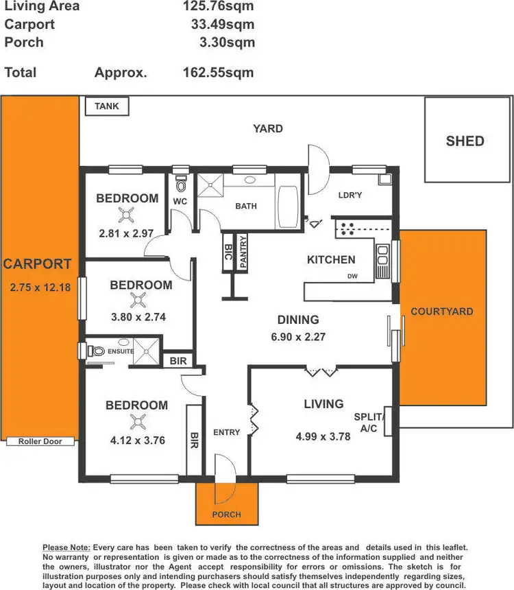 Floorplan of Homely house listing, 43 Hardy Avenue, Glengowrie SA 5044