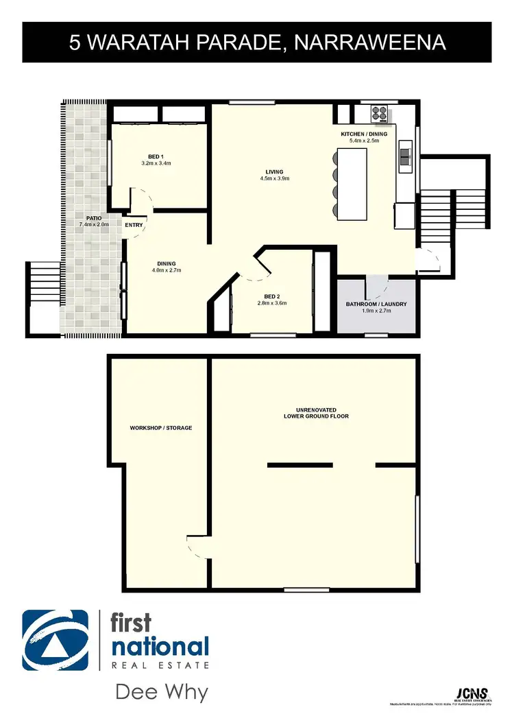 Floorplan of Homely house listing, 5 Waratah Parade, Narraweena NSW 2099