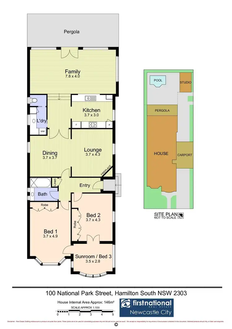 Floorplan of Homely house listing, 100 National Park Street, Hamilton South NSW 2303