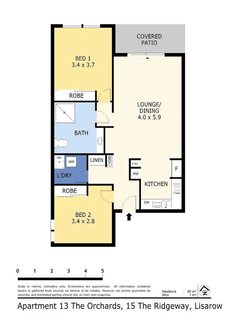 Floorplan of Homely apartment listing, 13/15 The Ridgeway, Lisarow NSW 2250
