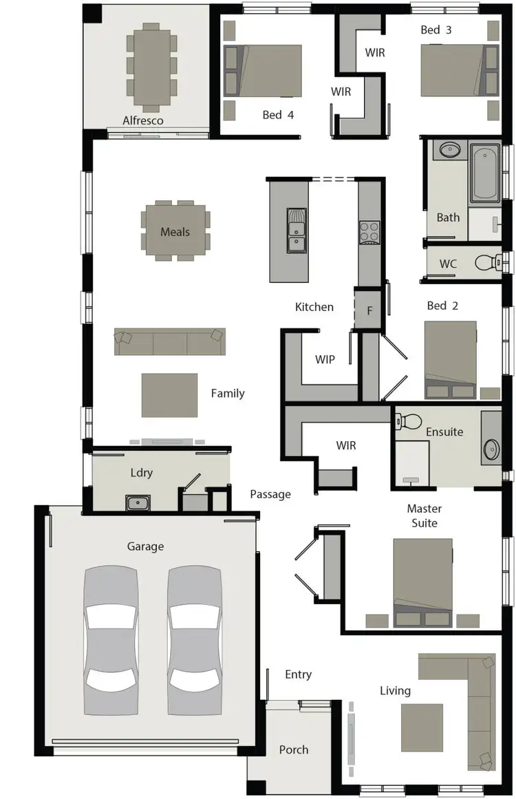 Floorplan of Homely house listing, 3 Isdell Street, Tarneit VIC 3029