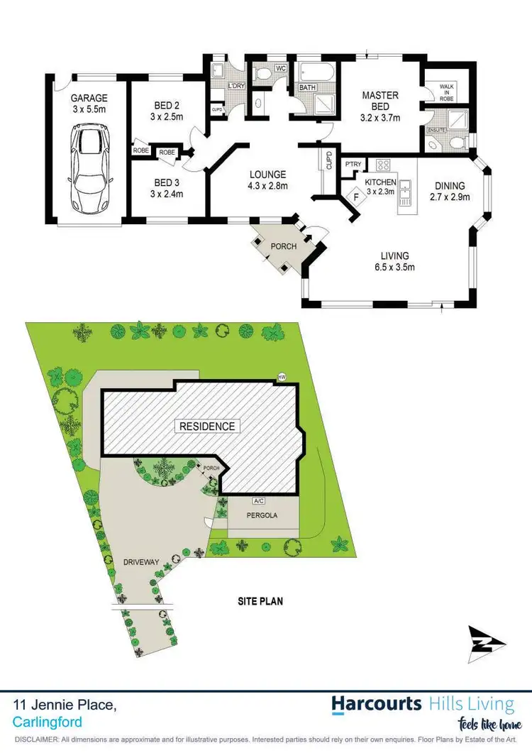 Floorplan of Homely house listing, 11 Jennie Place, Carlingford NSW 2118