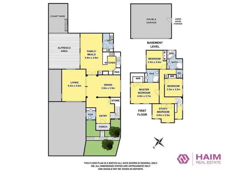 Floorplan of Homely townhouse listing, 1/66 Sweyn Street, Balwyn North VIC 3104