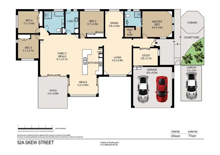 Floorplan of Homely house listing, 52A Skew Street, Sherwood QLD 4075