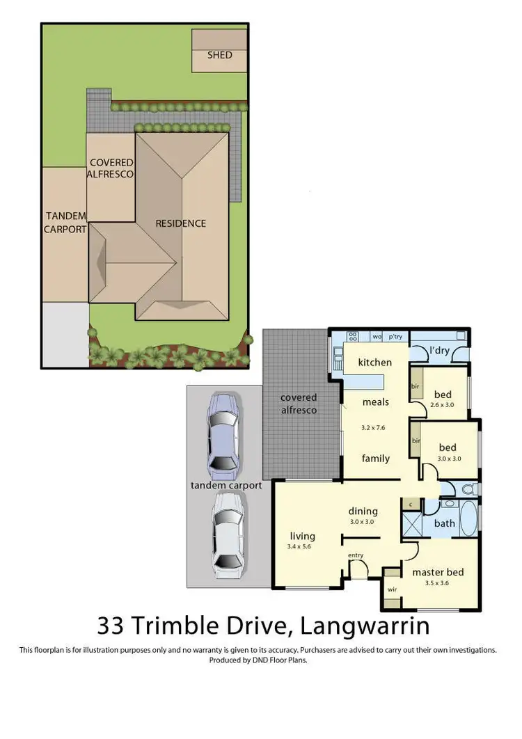 Floorplan of Homely house listing, 33 Trimble Drive, Langwarrin VIC 3910