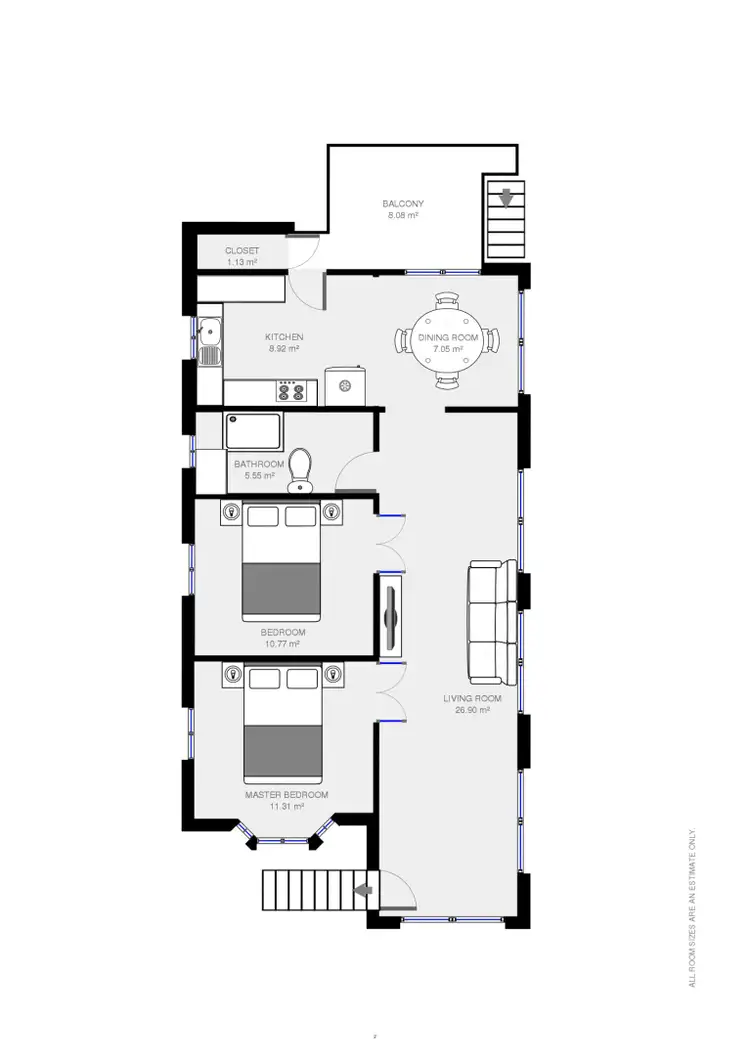 Floorplan of Homely house listing, 18 Caroline Street, Woody Point QLD 4019