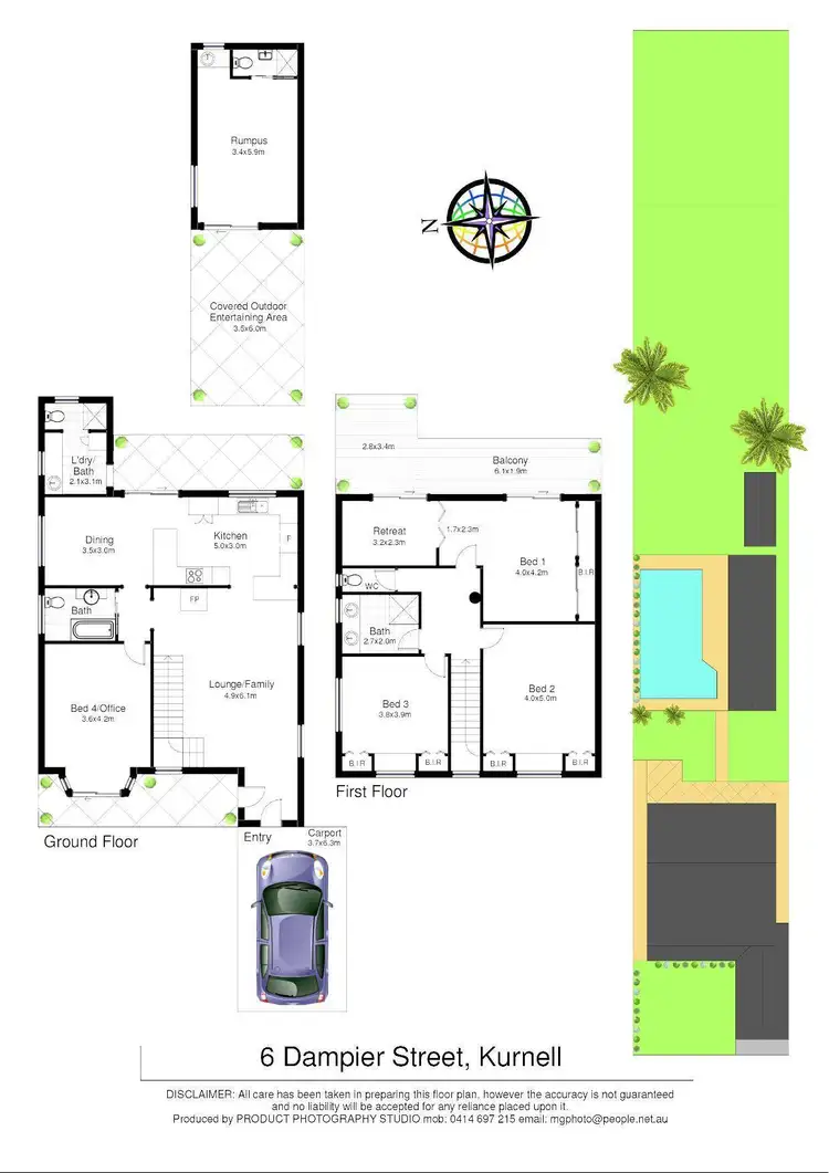 Floorplan of Homely house listing, 6 Dampier Street, Kurnell NSW 2231