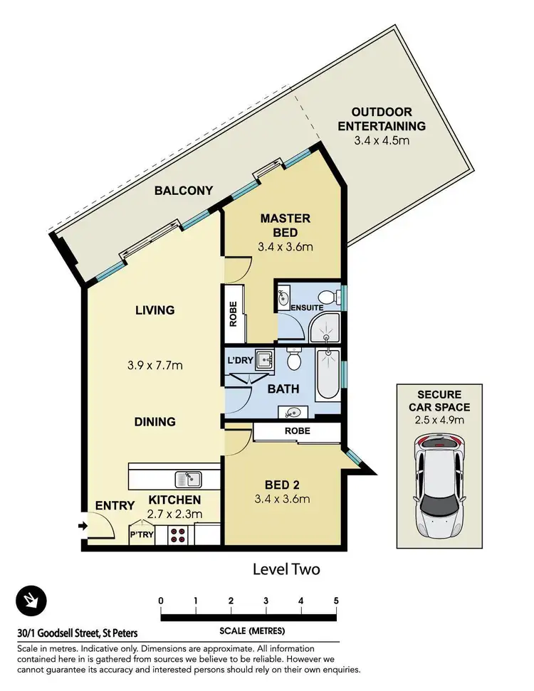 Floorplan of Homely apartment listing, 30/1 Goodsell Street, St Peters NSW 2044